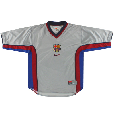 1998-01 Barcelona Nike Away Shirt *Mint* M 