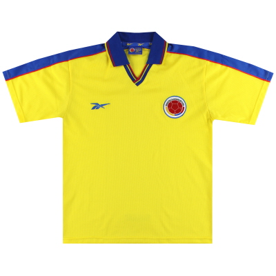 1998-01 Colombie Reebok Home Shirt * Menthe * L