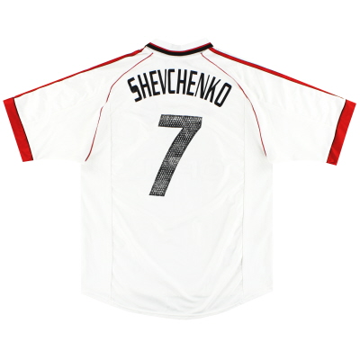 1998-99 AC Milan adidas Away Shirt Shevchenko #7 XL