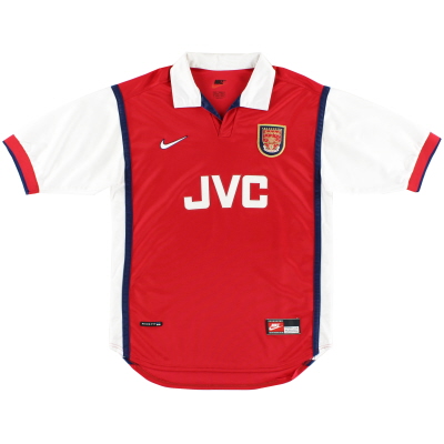 1998-99 Arsenal Nike Home Shirt XL для мальчиков