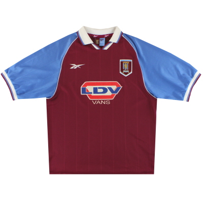 1998-99 Aston Villa Reebok Home Maglia L
