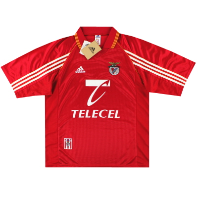 Benfica adidas thuisshirt 1998-99 *met tags* L