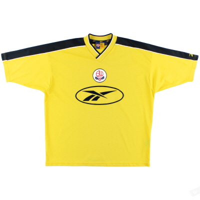 Camiseta 1998-99 Bolton Match Issue Visitante # 15 XL