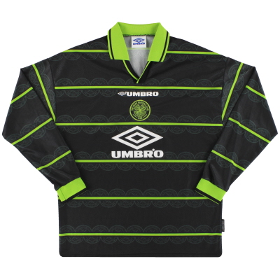 1998-99 Celtic Umbro Auswärtstrikot L/S XL