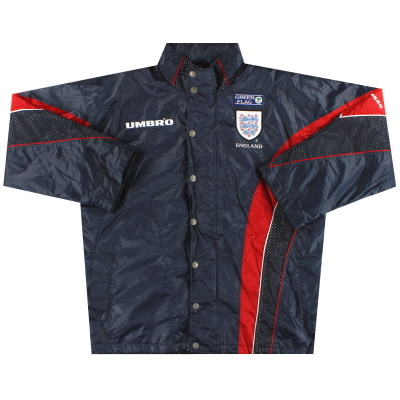 1998-99 Angleterre Umbro Bench Coat * comme neuf * M