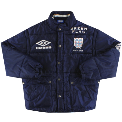 1998-99 Inggris Umbro Bubble Jacket *Seperti Baru* M