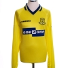 1998-99 Everton Player Issue Third Shirt Collins #7 L/S *Mint* XL
