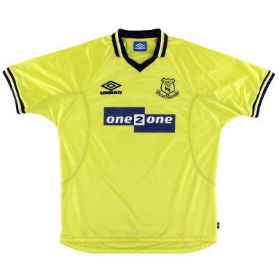 1998-99 Everton Umbro troisième maillot XXL