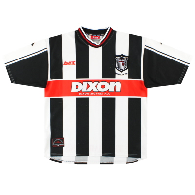 1998-99 Grimsby Avec 'Wembley' Maillot Domicile L