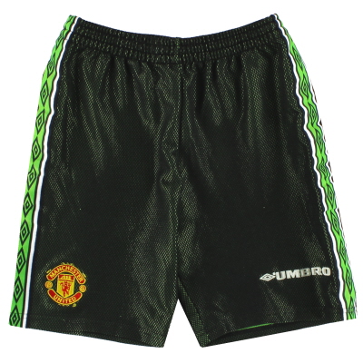 1998-99 Manchester United Umbro Goalkeeper Shorts Y 