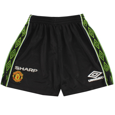 1998-99 Manchester United Umbro Third Shorts XL. Jungen
