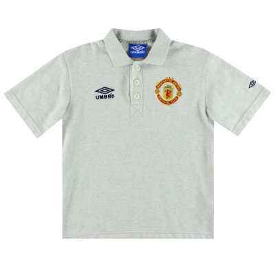 1998-99 Manchester United Umbro Polo L.Boys