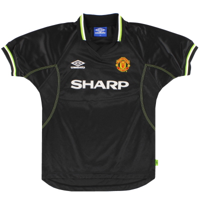 1998-99 Manchester United Umbro Drittes Shirt Y.