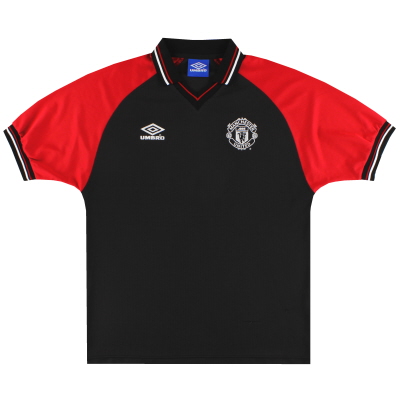 Camiseta de entrenamiento Umbro del Manchester United 1998-99 * Menta * XL