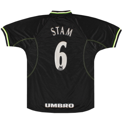 1998-99 Manchester United Umbro Third Shirt Stam #6 M