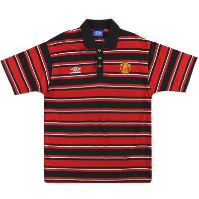 1998-99 Manchester United Umbro poloshirt L