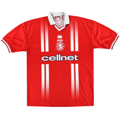1998-99 Middlesbrough Errea Maillot Domicile XL