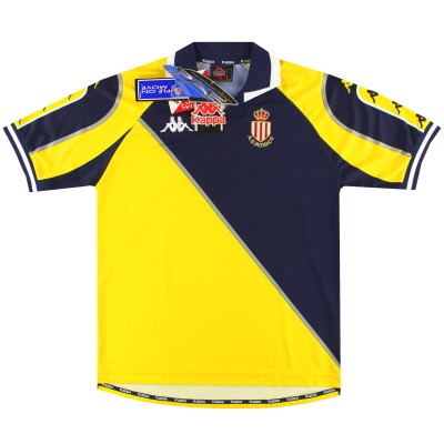 1998-99 Baju Tandang Monaco Kappa *dengan label* XL