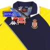 1998-99 Baju Tandang Monaco Kappa *dengan label* XL