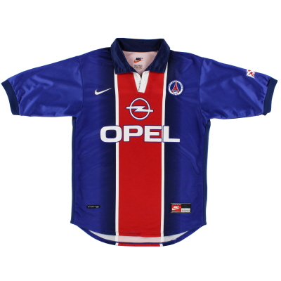 1998-99 Paris Saint-Germain Nike Maillot Domicile * Menthe * XL