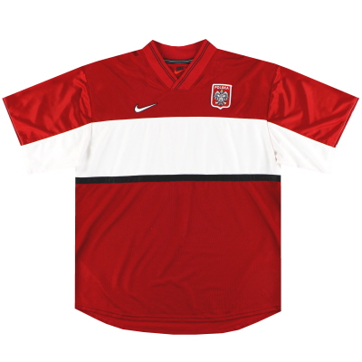 1998-99 폴란드 나이키 선수 이슈 어웨이 셔츠 *새 상품* XL
