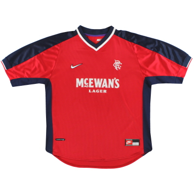 1998-99 Rangers Nike Away Shirt M 