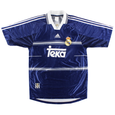 1998-99 Real Madrid adidas Away Shirt XL