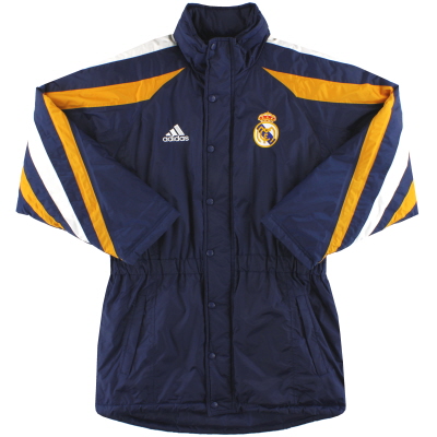1998-99 Real Madrid adidas Bench Coat * Mint * S