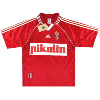 1998-99 레알 사라고사 아디다스 서드 셔츠 *태그 포함* M