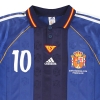 1998-99 Spanien adidas Auswärtstrikot Raul #10 M