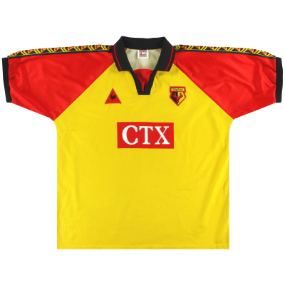 1998-99 Watford Le Coq Sportif Heimtrikot XXL