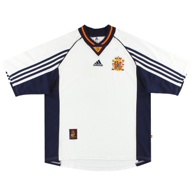 Рубашка adidas Away 1998 г., Испания * как новая * XL