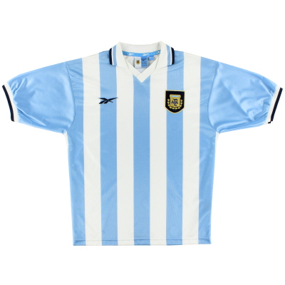1999-00 Camiseta de local Reebok de Argentina XXL