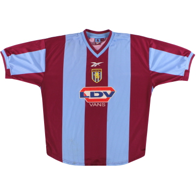 1999-00 Aston Villa Reebok Home Shirt L 
