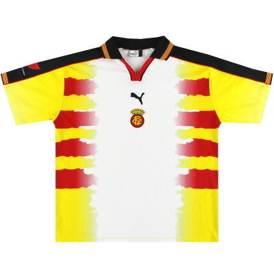 1999-00 Catalunya 푸마 홈 셔츠 L