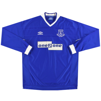 1999-00 Everton Home Shirt /