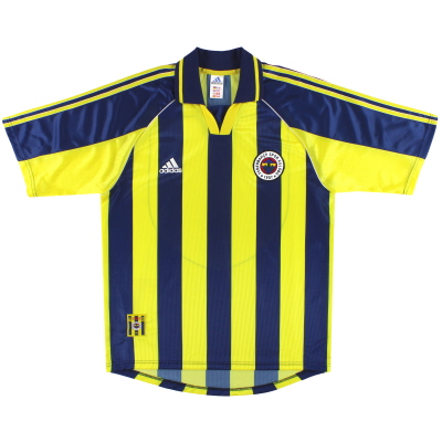 1999-00 Fenerbahce adidas 홈 셔츠 *민트* S