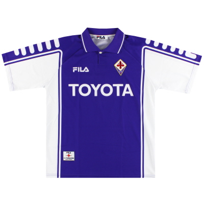 1999-00 Fiorentina Fila Home Shirt *Mint* L 