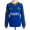 1999-00 Hellas Verona Match Issue Home Shirt L/S #3 L