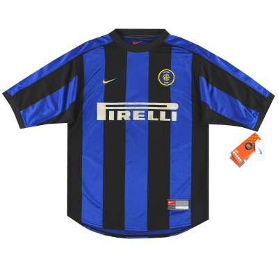 1999-00 Inter Milan Nike Home Shirt *con etiquetas*