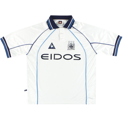 Camiseta de visitante Le Coq Sportif del Manchester City 1999-00 XL