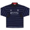 1999-00 Manchester United Away Shirt Solskjaer #20 L/S L.Boys