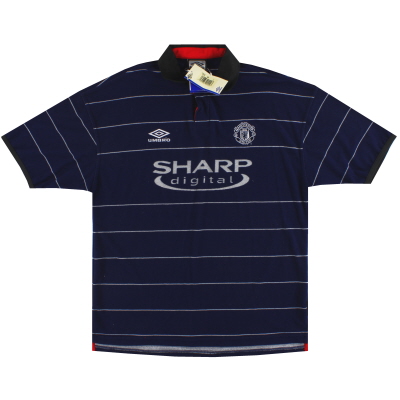 1999-00 Manchester United Umbro Away Shirt * avec étiquettes * L
