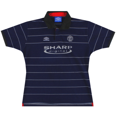 1999-00 Манчестер Юнайтед Umbro Женская Гостевая Рубашка *Как новый* M