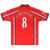 1999-00 Middlesbrough Errea 'Menandatangani' Gascoigne #8 Baju Rumah XL