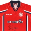 1999-00 Middlesbrough Errea 'Gesigneerd' Gascoigne #8 thuisshirt XL