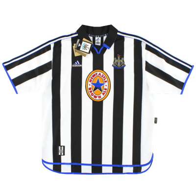 1999-00 Newcastle adidas Home Shirt * avec étiquettes * XXL
