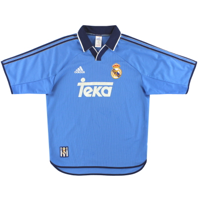 1999-00 Real Madrid adidas derde shirt XL