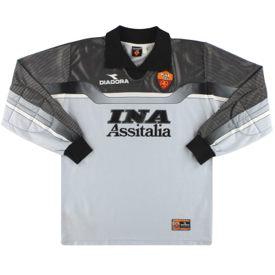1999-00 Camiseta de portero Roma Diadora M