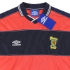 Camiseta visitante Umbro de Escocia 1999-00 *con etiquetas* M
